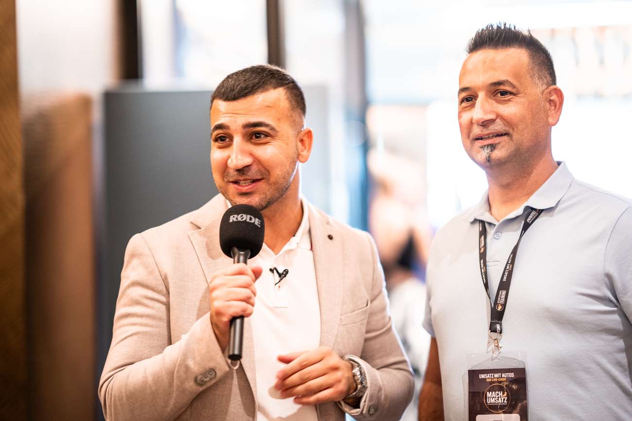 Interview mit einem Teilnehmer am Rande des Events